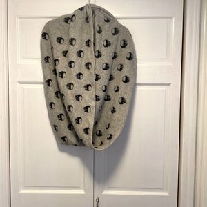 Skull Cashmere Infinity scarf